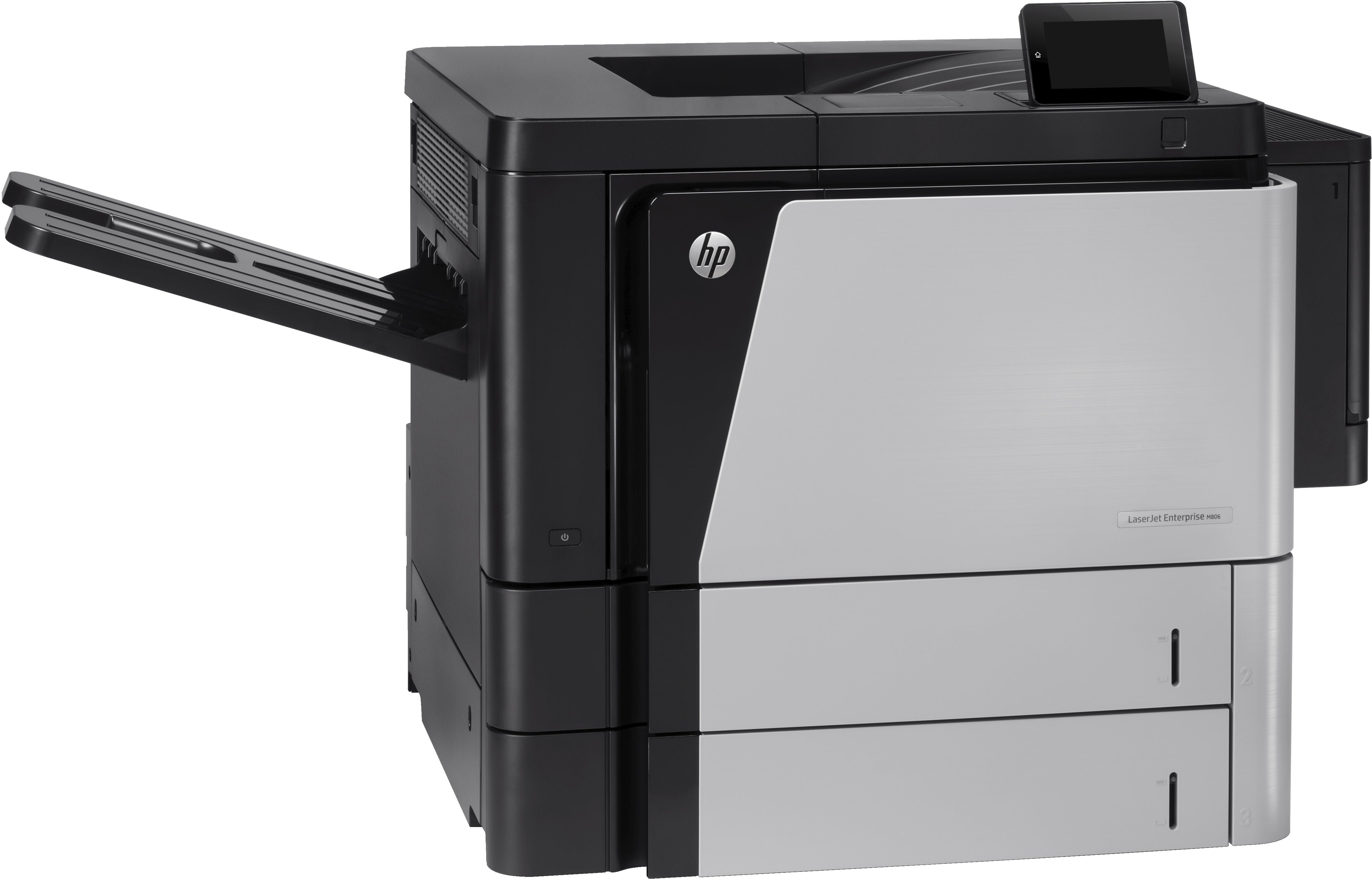 HP LaserJet Enterprise M806dn-Drucker, Schwarzweiß, Business-Drucker, Drucken, Drucken über vorderen USB-Anschluss; Zweiseitiger Druck