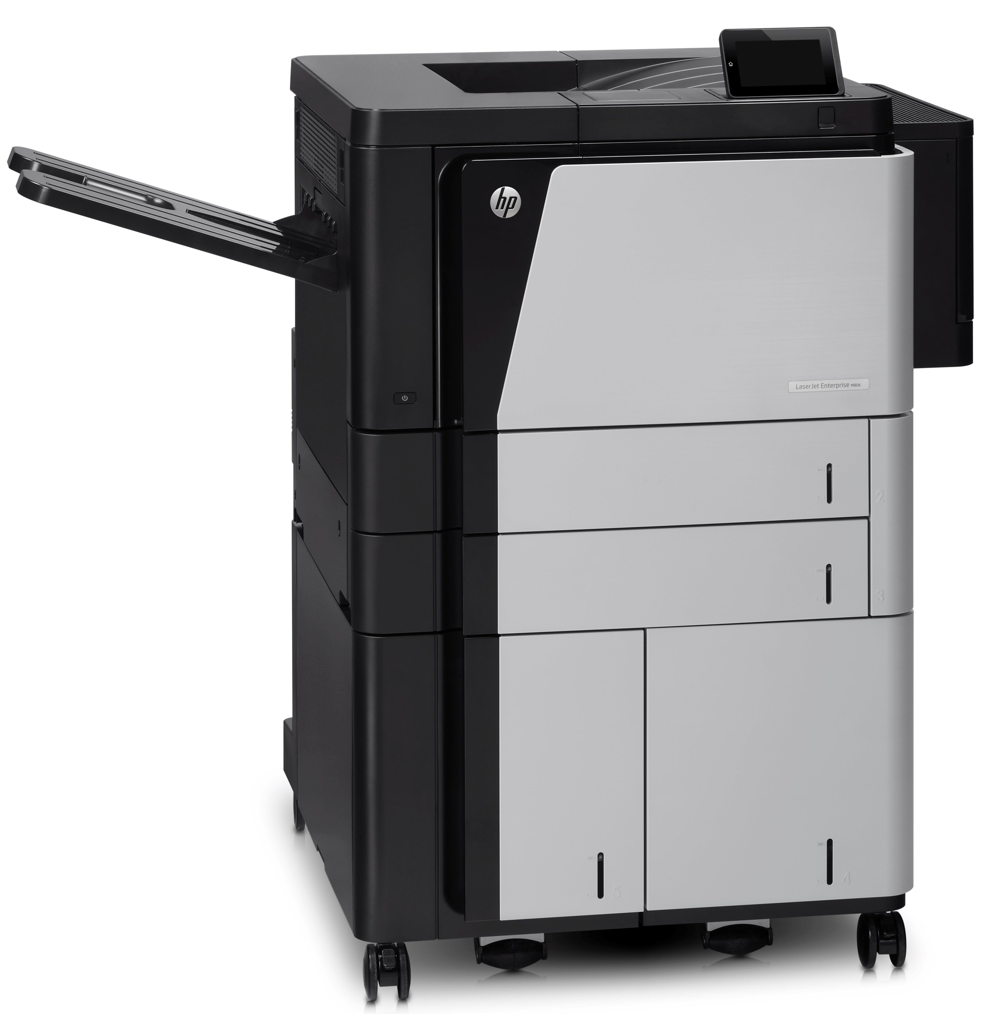 HP LaserJet Enterprise M806x+ Drucker, Schwarzweiß, Business-Drucker, Drucken, Drucken über vorderen USB-Anschluss; Zweiseitiger Druck