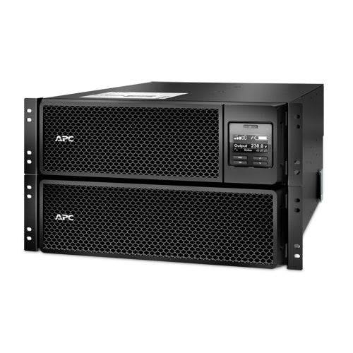 APC Smart-UPS On-Line SRT10KRMXLI – 10 kW/VA, 6 x C13 + 4 x C19 + festverdrahteter 1-Phasen-Ausgang, Rack-montierbar, eingebettetes NMC