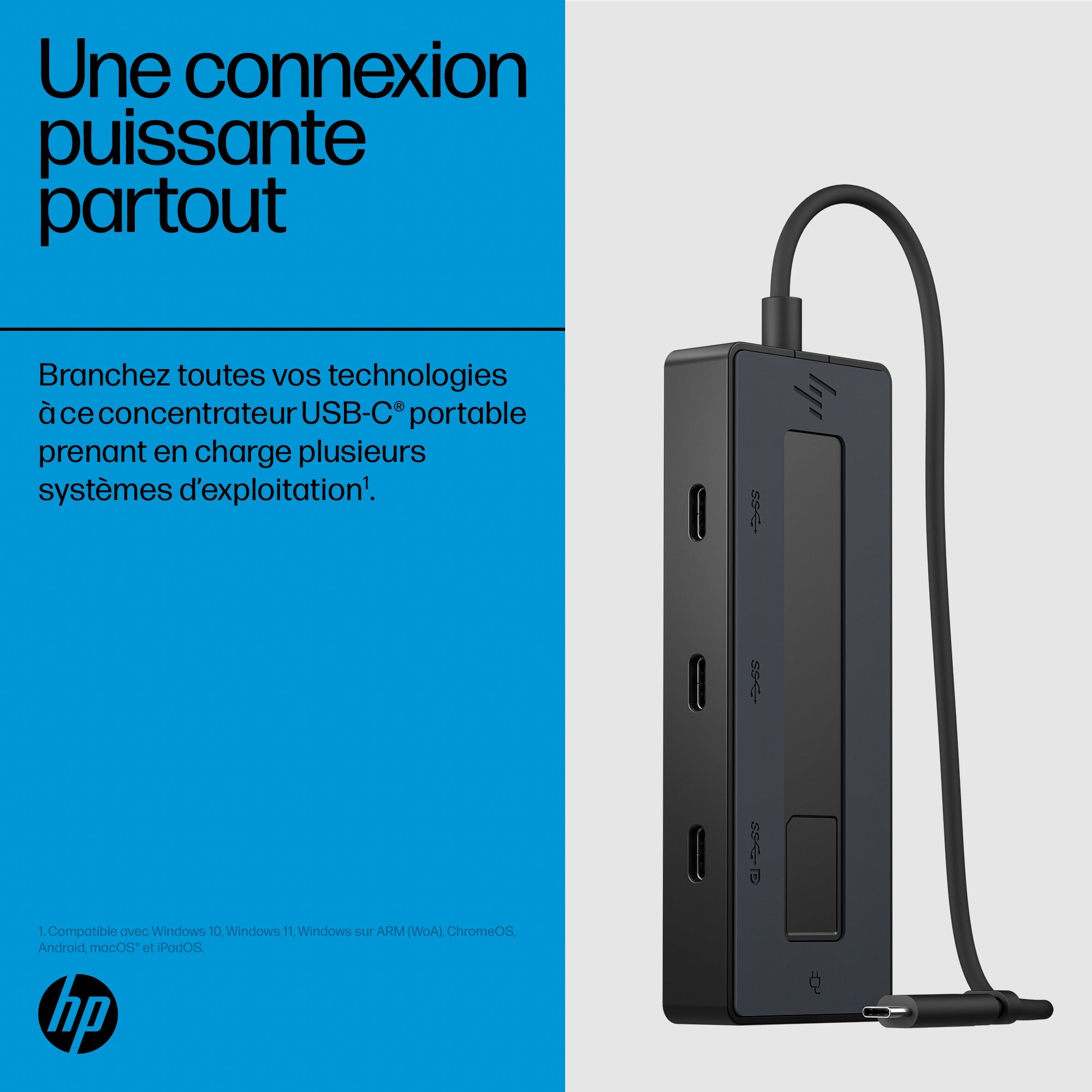 HP 4K USB-C Multiport-Hub