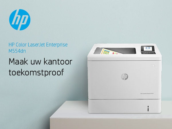 HP Color LaserJet Enterprise M554dn Drucker, Farbe, Drucker zum Drucken, Drucken über den vorderen USB-Anschluss; Zweiseitiger Druck