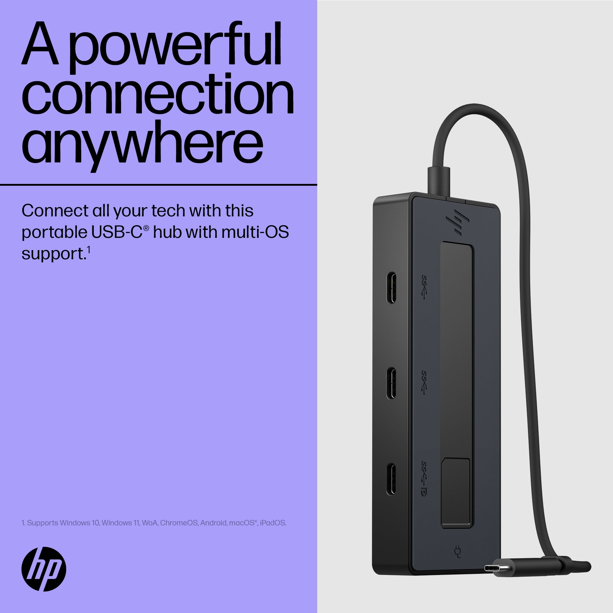 HP 4K USB-C Multiport-Hub