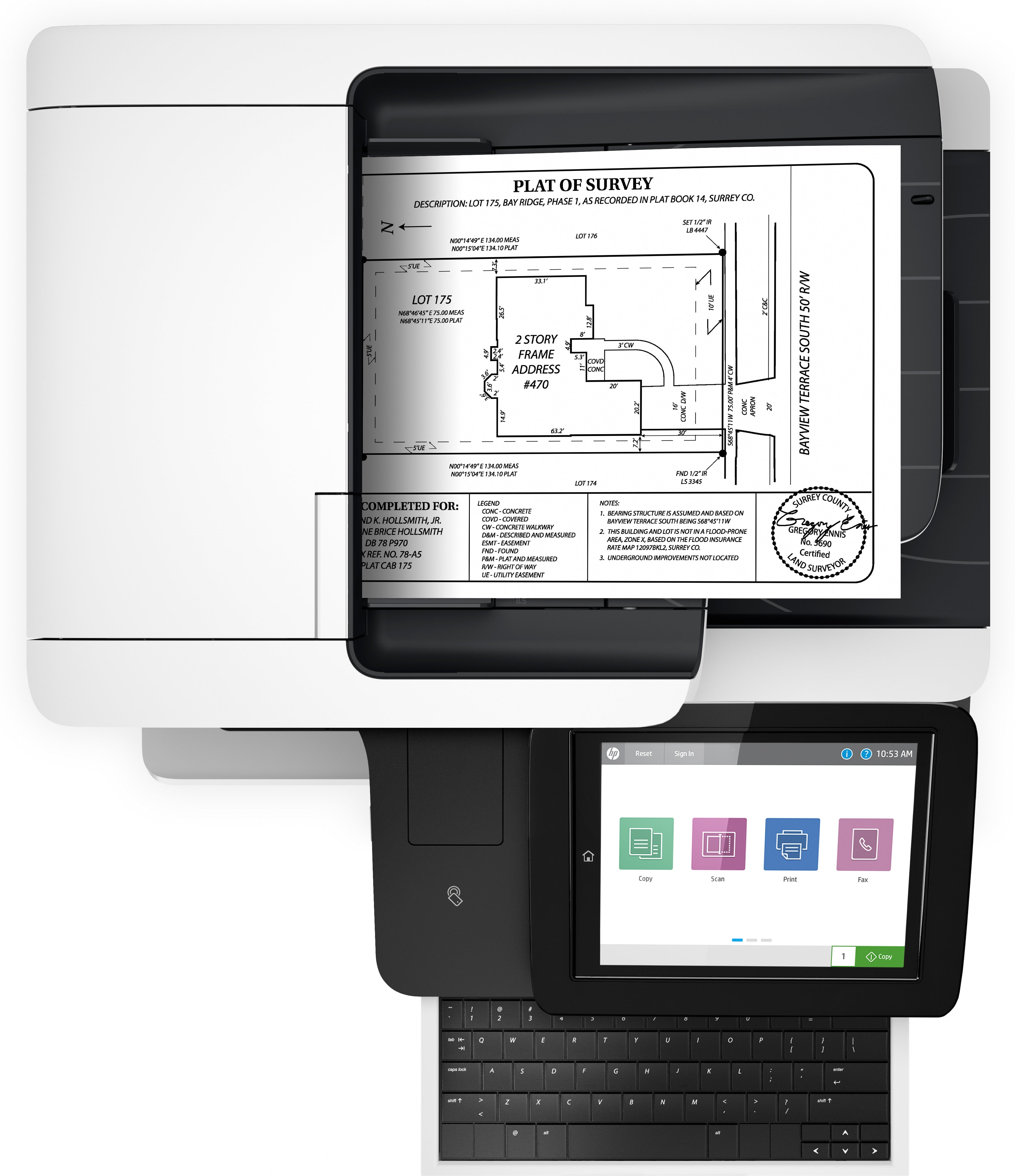 HP LaserJet Enterprise Flow MFP M528Z 1PV67A#B19