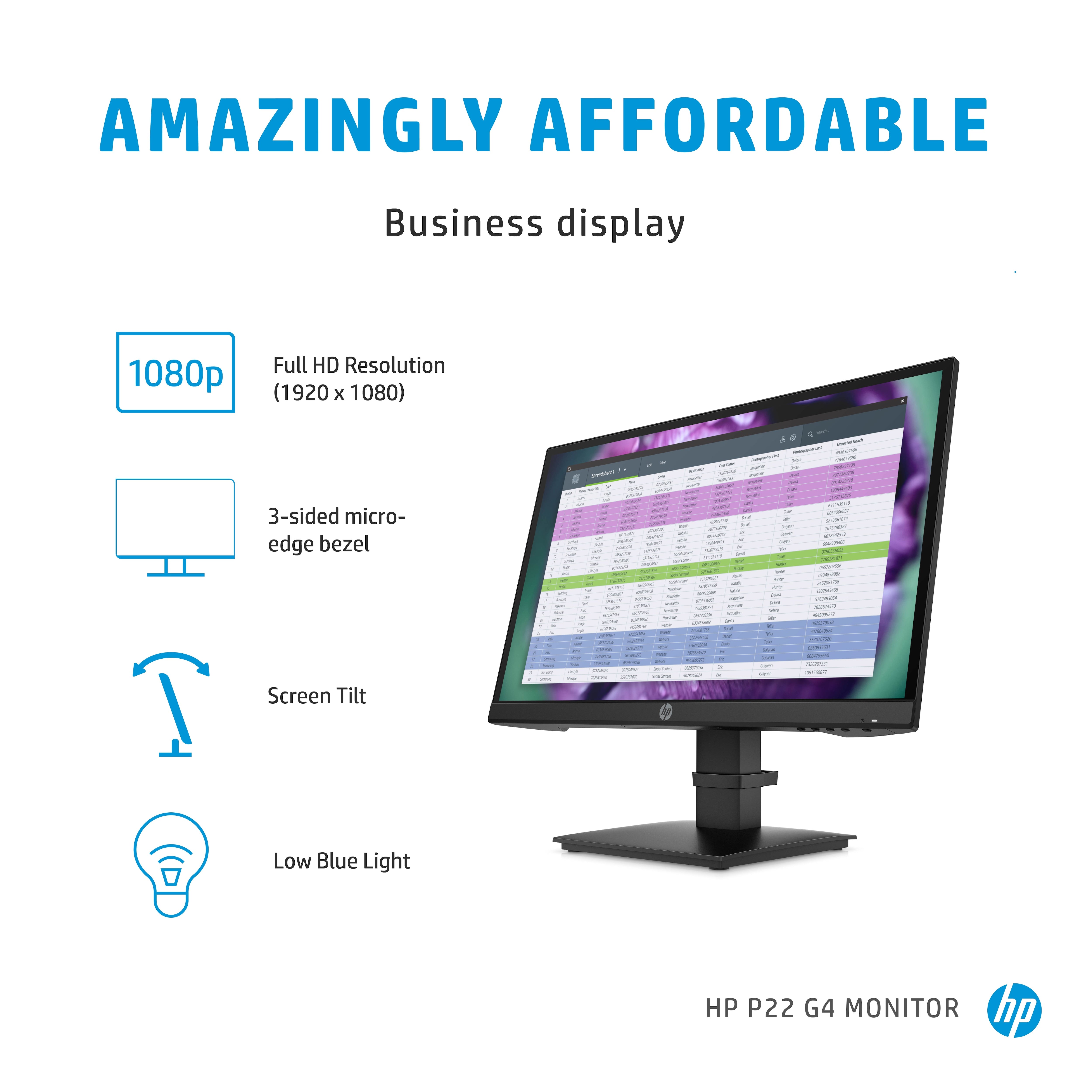 HP P22 G4 22 FHD -Monitor