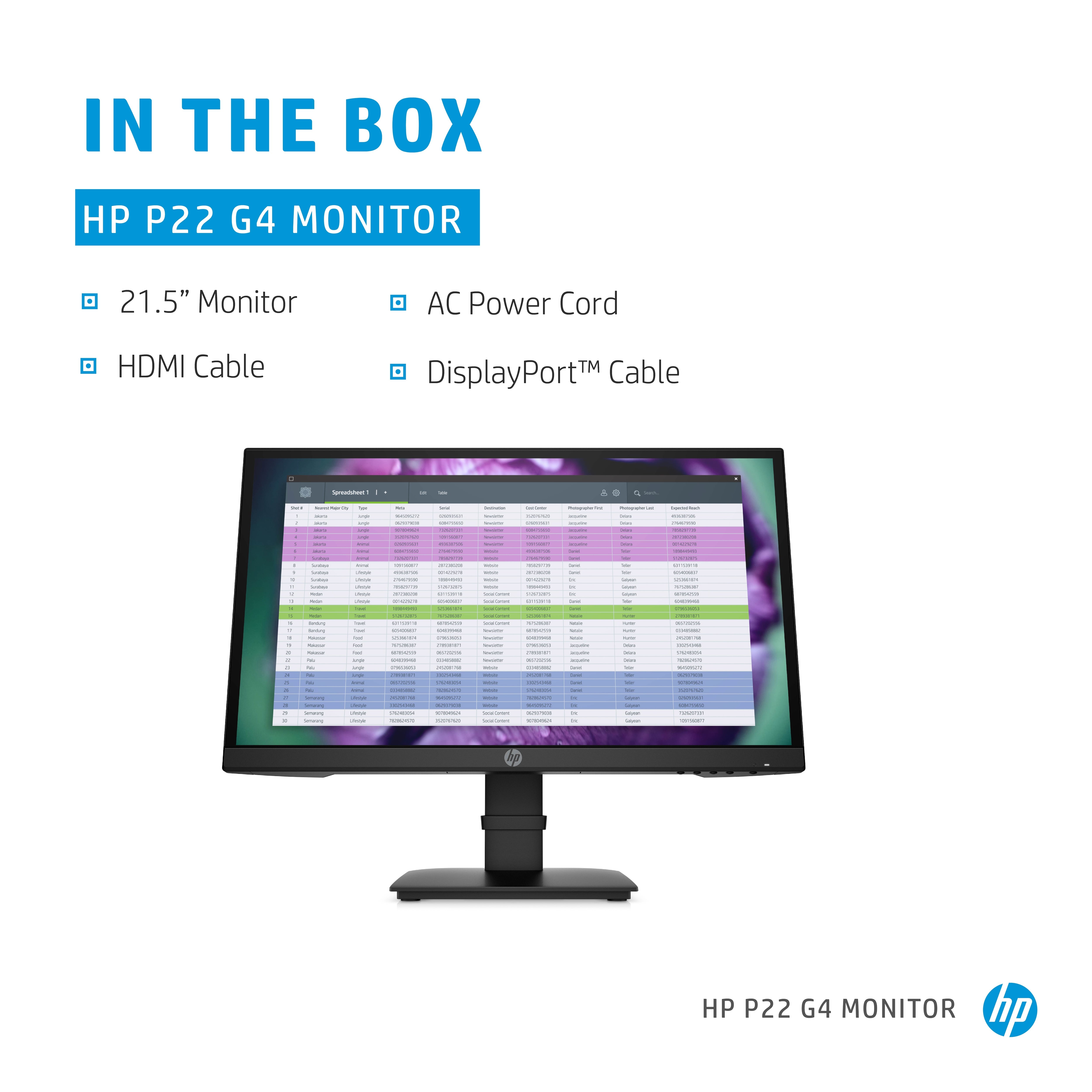 HP P22 G4 22 FHD -Monitor