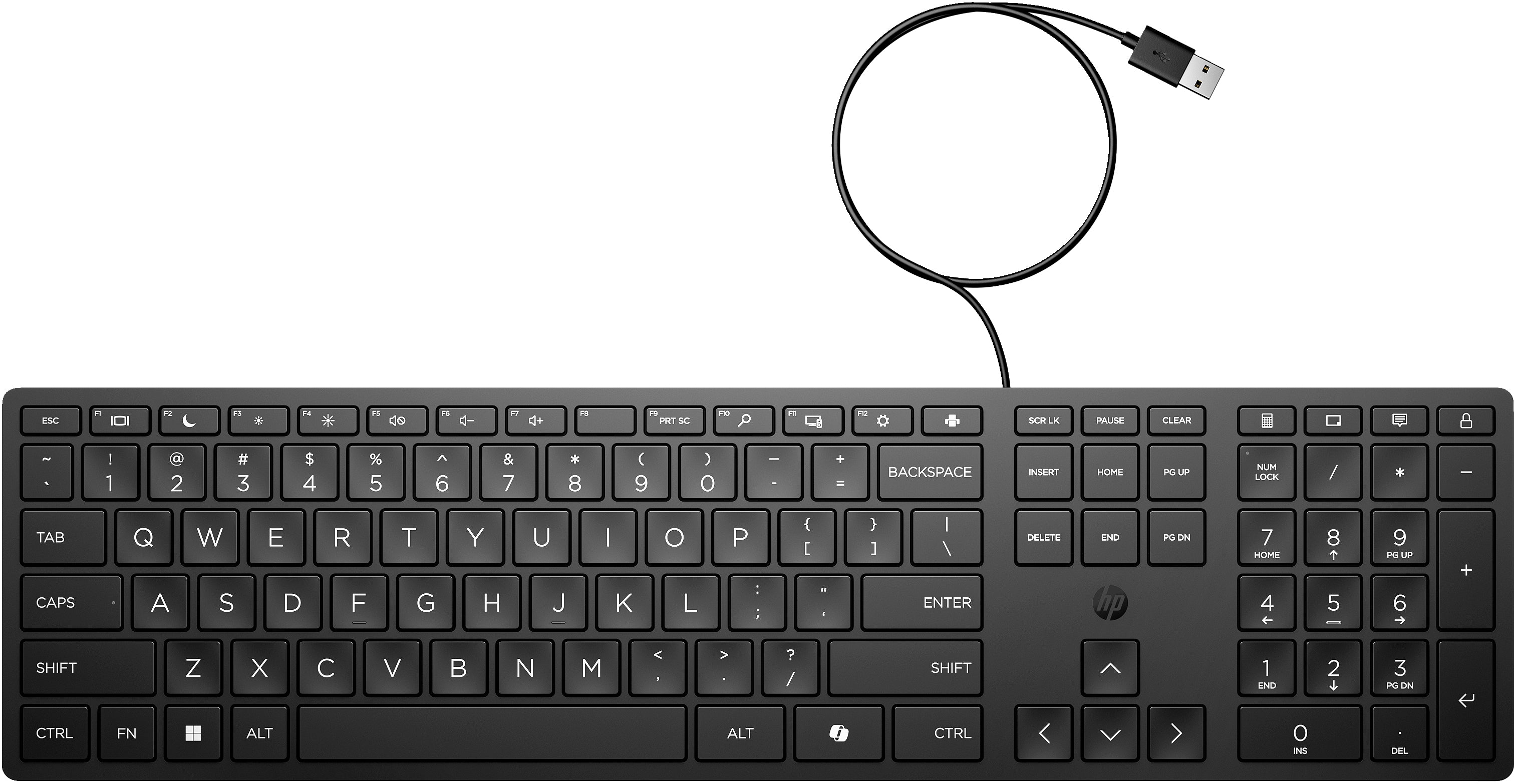 HP Wired Desktop 320K-Tastatur QWERTZ (Schweiz) 9SR37AA#UUZ 