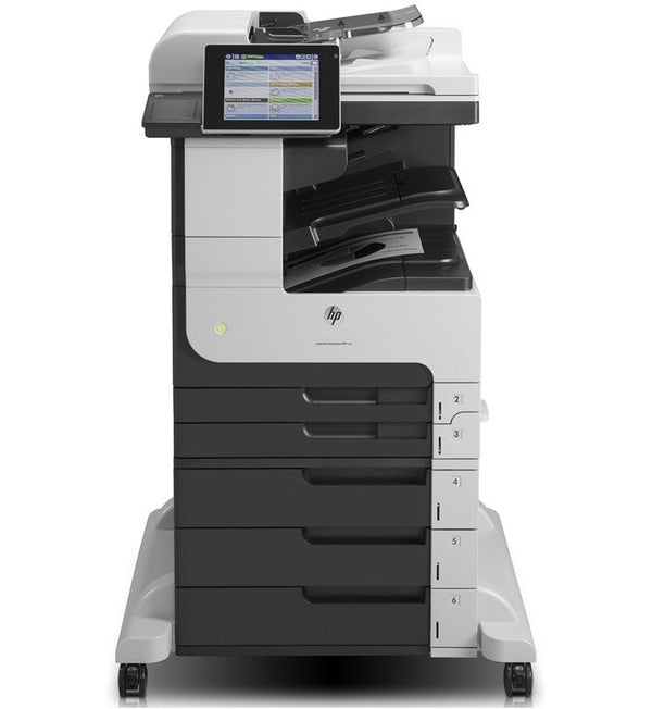 HP LaserJet Enterprise 700 MFP M725z, Black and white, Business printer, Print, copy, scan, fax, 100-sheet input; Print via the front USB port; Scan to email/pdf; Double-sided printing