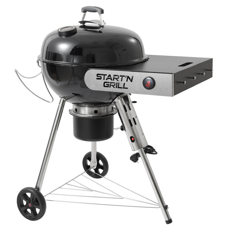 Start N Grill Holzkohlegrill 57 cm mit automatischer Zündung – SNG Evolution SNG22EVO230BK 