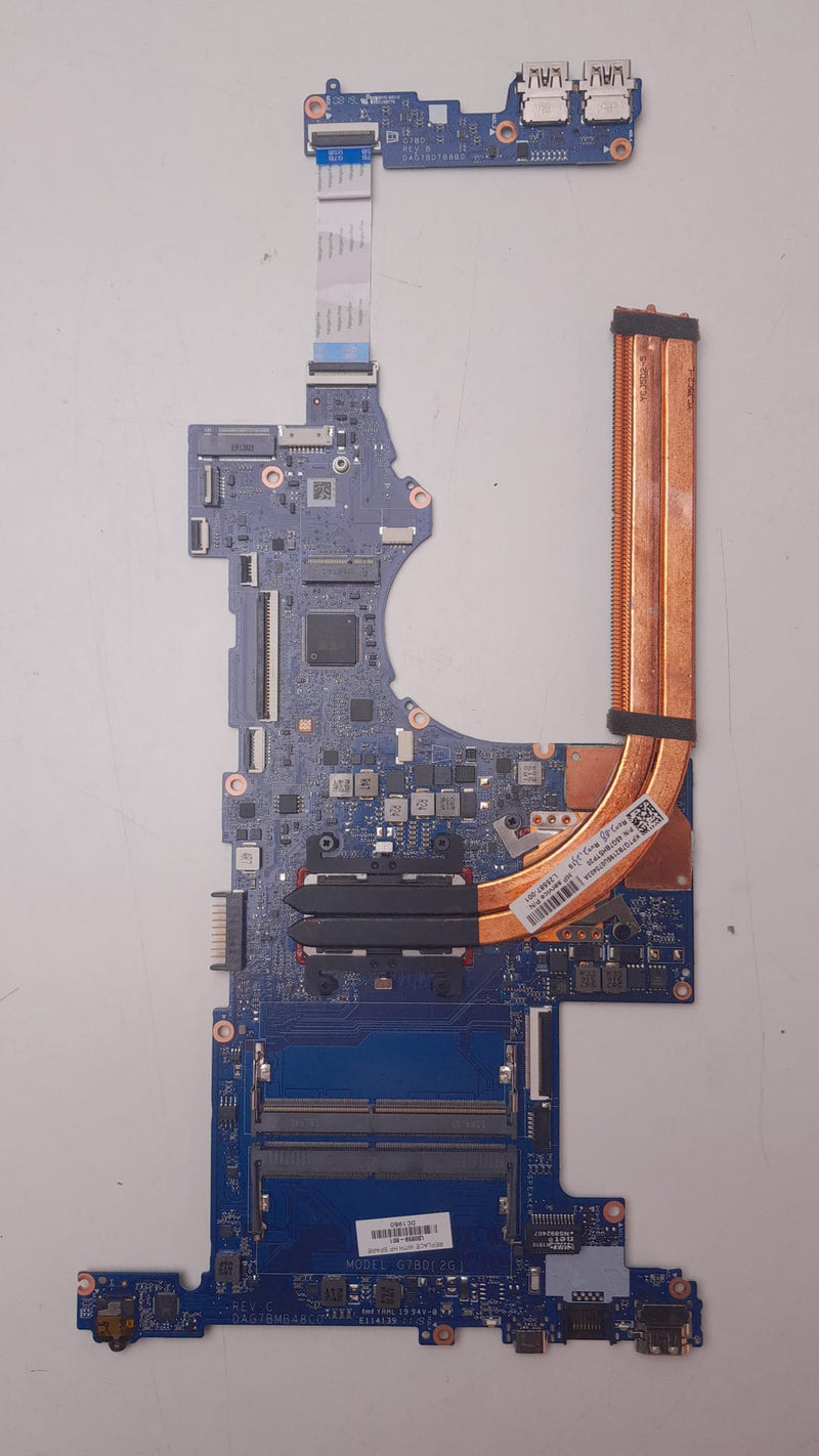 HP Motherboard i7-8565U 15-CS2970ND i7-8565U W10H L46809-003