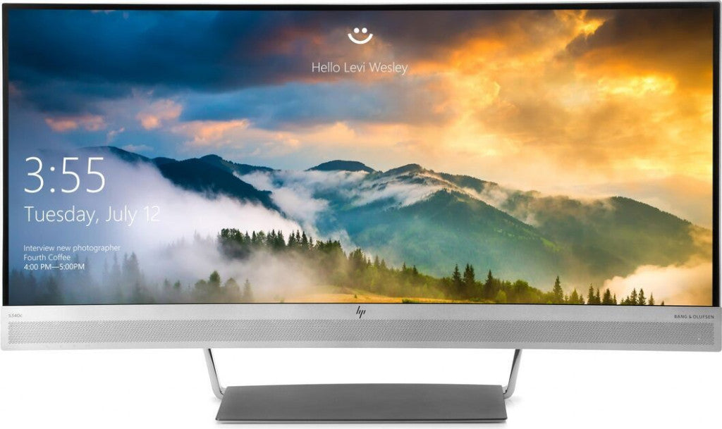 HP -gewonnene Anzeige S340C Computer Monitor 86,4 cm (34 ") 3440 x 1440 Pixel Quad HD Silber