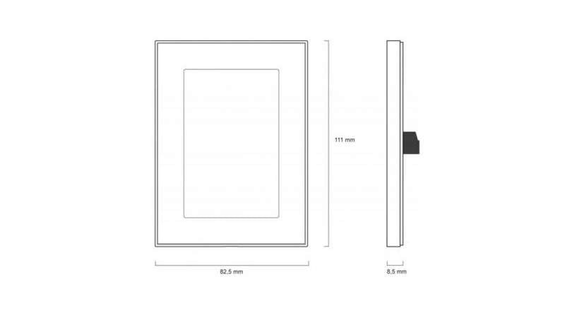 Lunatone Touchpanel weiß RAL 9010 24035465