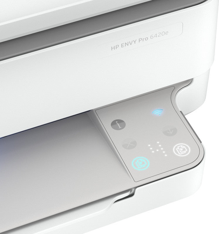 HP ENVY HP 6420e All-in-One-Drucker, Farbe, Drucker für Zuhause, Drucken, Kopieren, Scannen, Faxen über Mobilgerät, WLAN; HP+; Geeignet für HP Instant Ink; Drucken Sie von einem Telefon oder Tablet aus