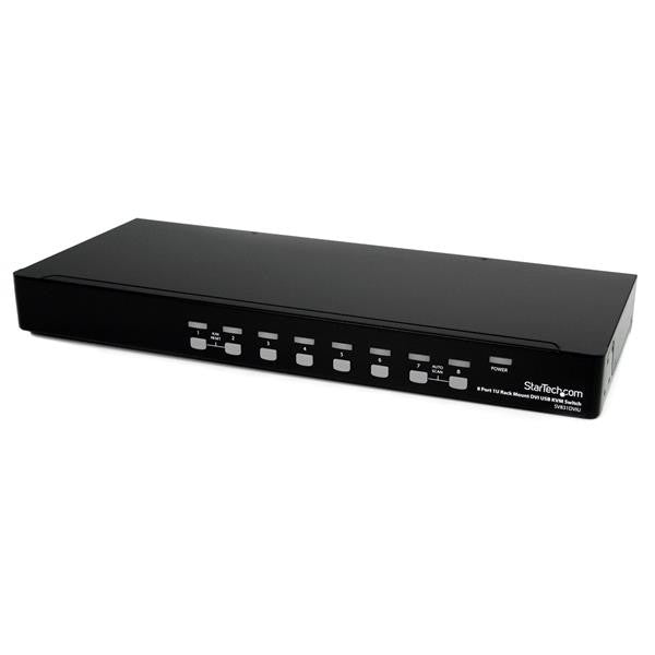 StarTech.com 8-Port 1U Rack DVI USB KVM-Switch