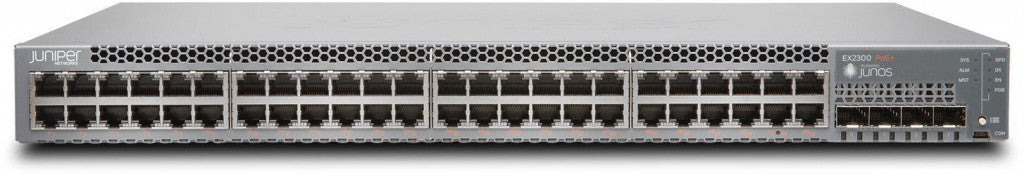 Juniper EX2300-48P Netzwerk-Switch Managed L2/L4 Gigabit Ethernet (10/100/1000) Power over Ethernet (PoE) 1U Schwarz 