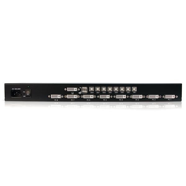 StarTech.com 8-Port 1U Rack DVI USB KVM-Switch