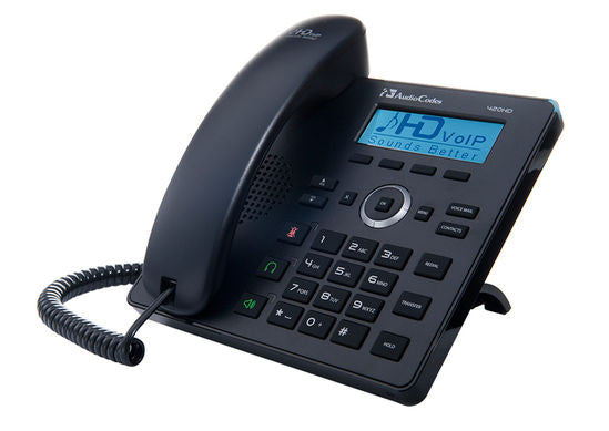 AudioCodes 420HD IP-Telefon Schwarz 2 Zeilen LCD