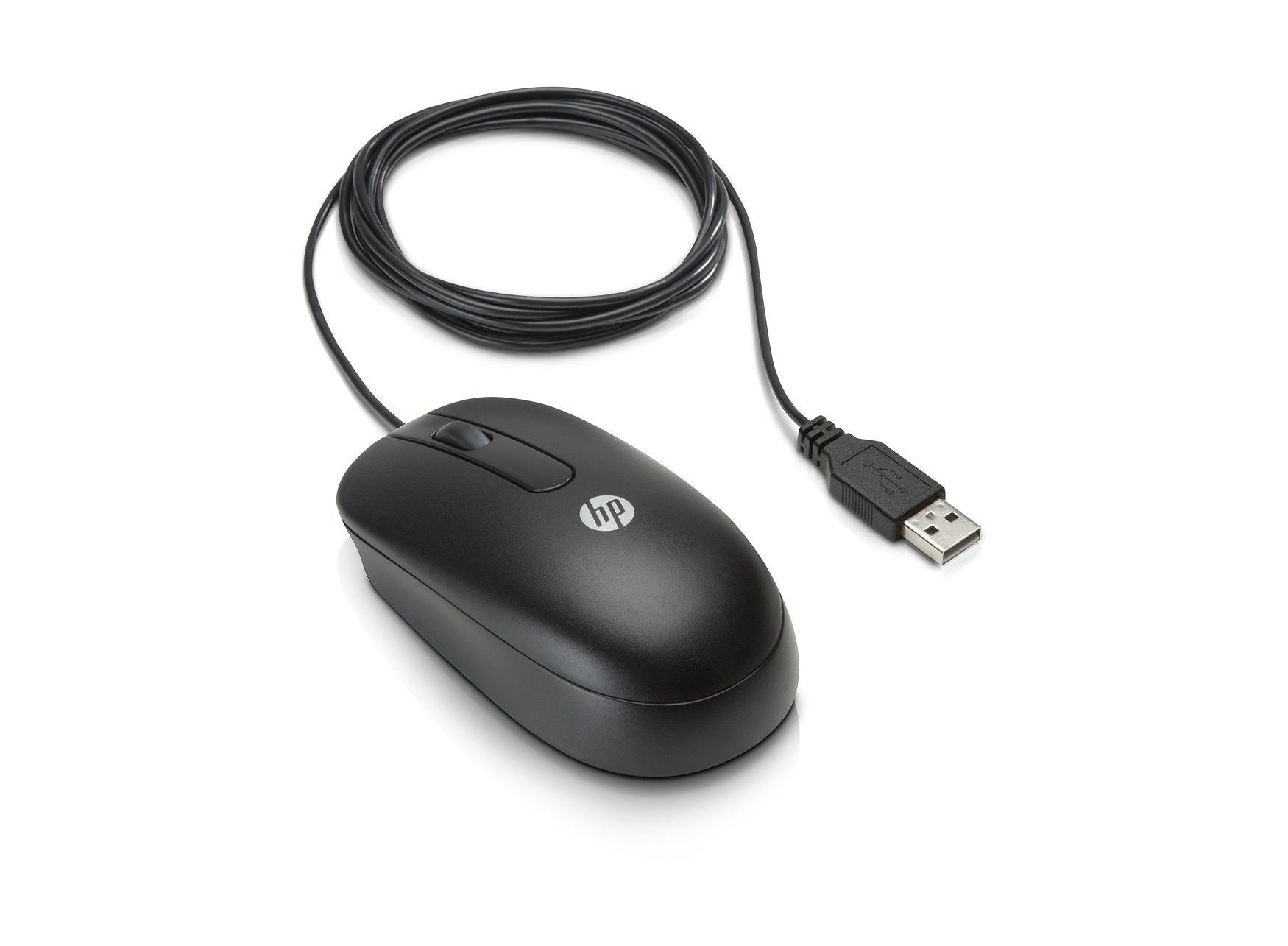 HP Optische USB-Maus mit Scrollrad, schwarz, 672654-001 