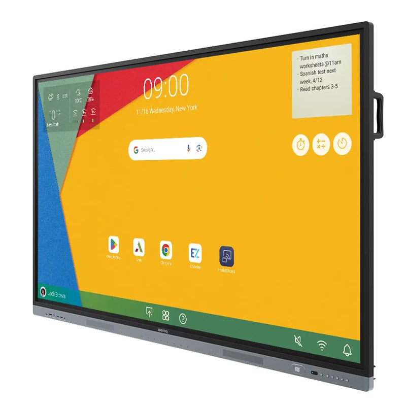 BenQ RM7504 interaktives Whiteboard 190,5 cm (75 Zoll) 3840 x 2160 Pixel Touchscreen Schwarz