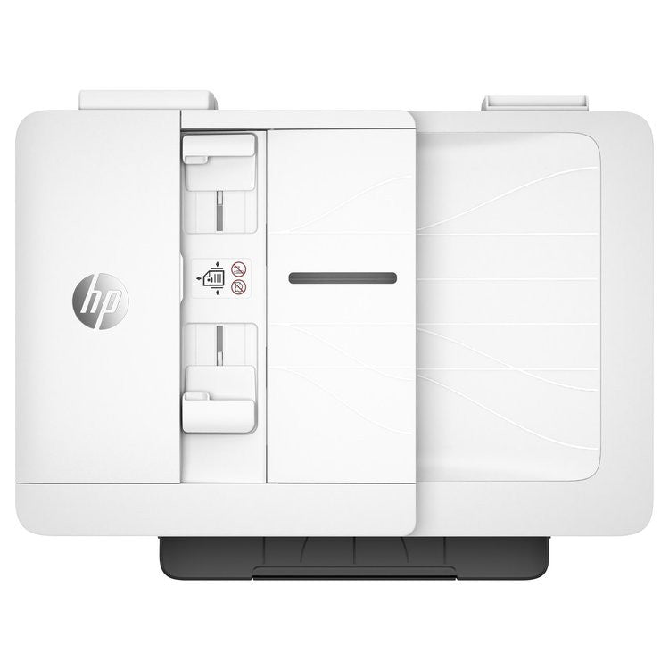 HP OfficeJet Pro 7740 Großformat-All-in-One-Drucker, Farbe, Drucker für kleine Büros, Drucken, Kopieren, Scannen, Faxen, 35-Blatt-Zuführung; Scannen an E-Mail