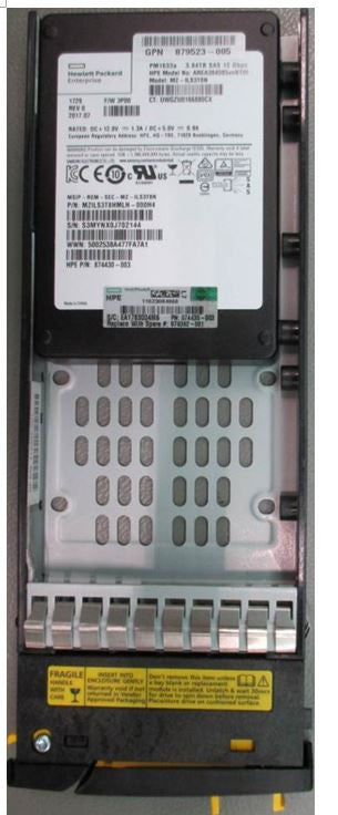 HP SPS-DRV 3,84 TB SSD SAS 2,5 SFF SS7000 SM 879392-001