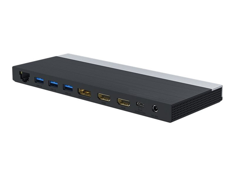 DLH USB-C-Dockingstation mit drei Bildschirmen DY-SA5030