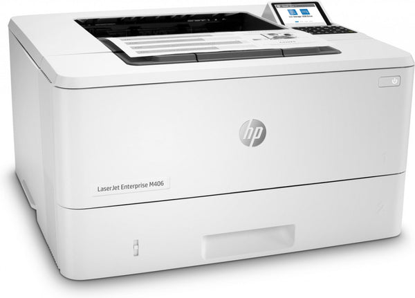 HP LaserJet Enterprise M406dn, Black and white, Business printer, Print, Compact size; Optimal security; Double-sided printing; Energy efficient; Print via front USB port