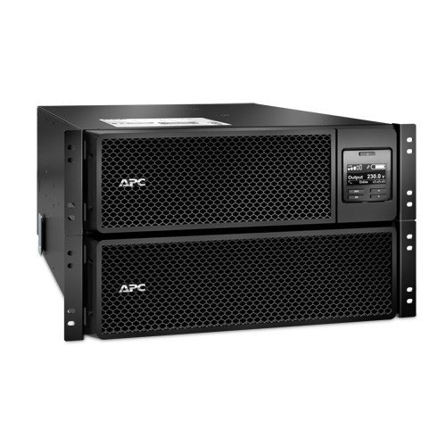 APC Smart-UPS On-Line SRT10KRMXLI – 10 kW/VA, 6 x C13 + 4 x C19 + festverdrahteter 1-Phasen-Ausgang, Rack-montierbar, eingebettetes NMC