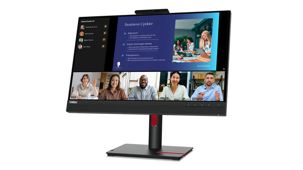 Lenovo ThinkVision T24v-30 LED-Display 60,5 cm (23,8 Zoll) 1920 x 1080 Pixel Full HD Schwarz