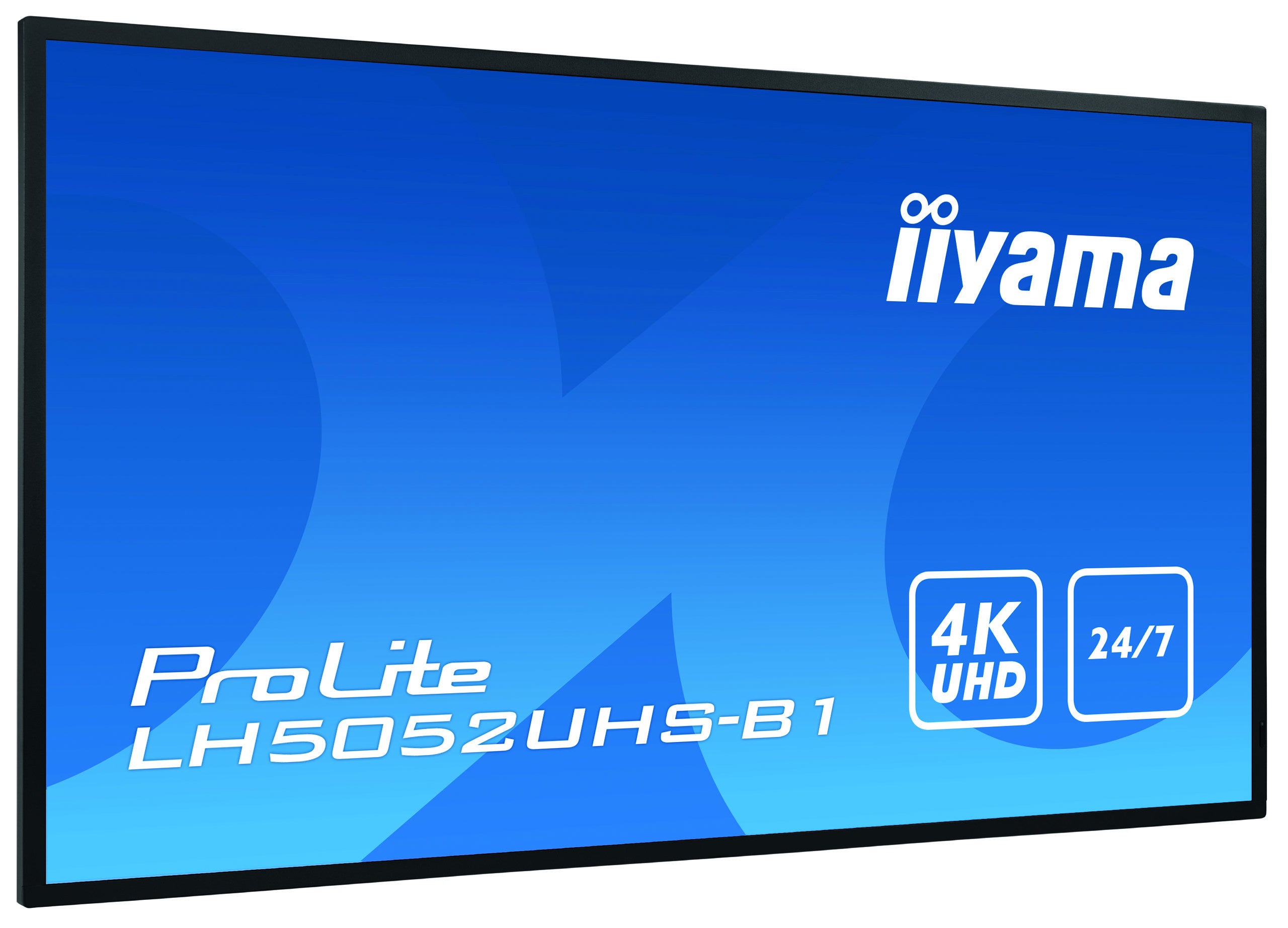 iiyama LH5052UHS-B1 Signage digitaler Flachbildschirm 125,7 cm (49,5 Zoll) VA 500 cd/m² 4K Ultra HD Schwarz Prozessortyp Android 8.0 24/7 