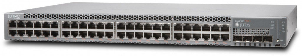 Juniper EX2300-48P Netzwerk-Switch Managed L2/L4 Gigabit Ethernet (10/100/1000) Power over Ethernet (PoE) 1U Schwarz 