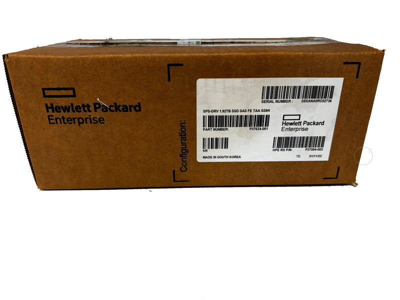 HPE SPS-DRV 1,92 TB SSD SAS für SS8K P37624-001