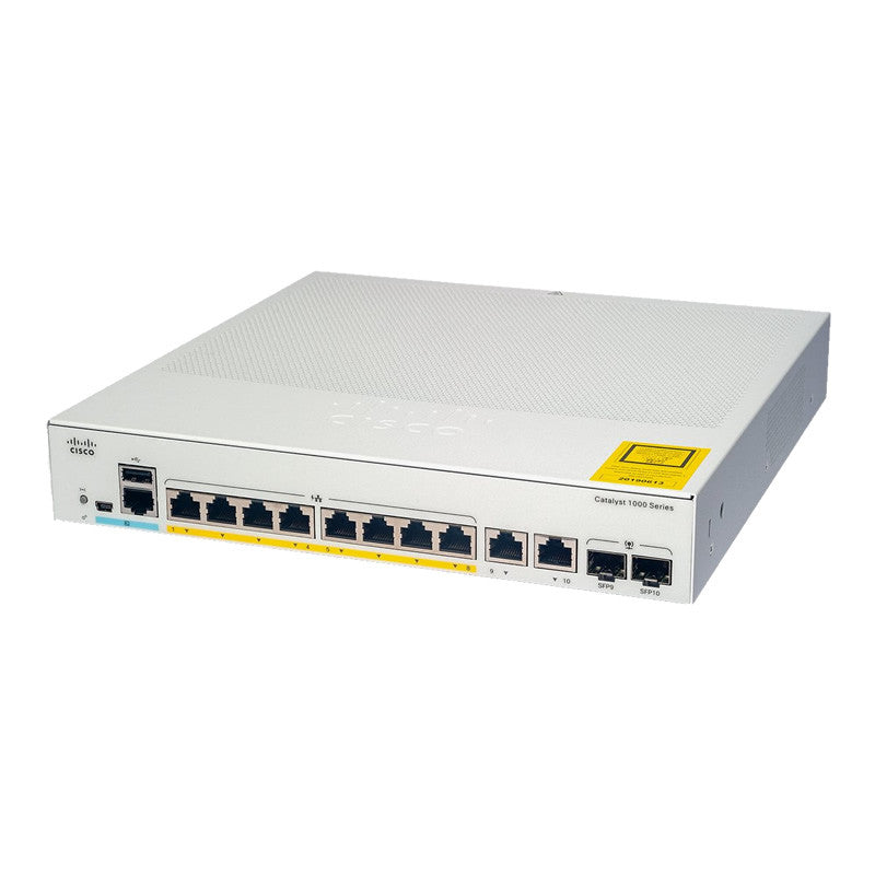 Cisco Catalyst C1000-8P-2G-L Netzwerk-Switch Managed L2 Gigabit Ethernet (10/100/1000) Power over Ethernet (PoE) Grau 