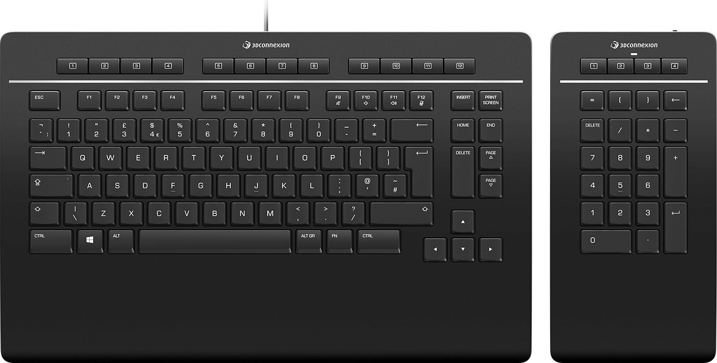 3DConnexion Keyboard Pro mit Numpad 3DX-700096