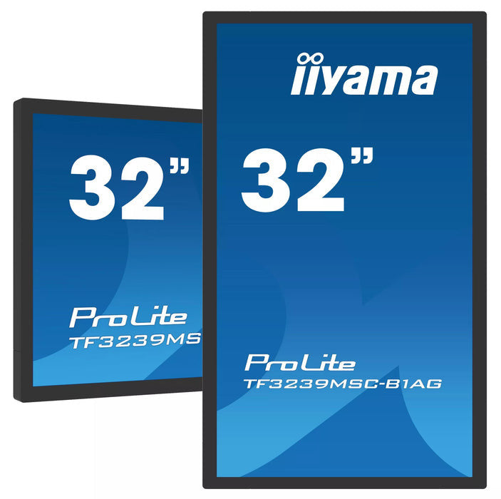 iiyama ProLite TF3239MSC-B1AG Computermonitor 80 cm (31,5 Zoll) 1920 x 1080 Pixel Full HD LED Touchscreen Multi-User Schwarz