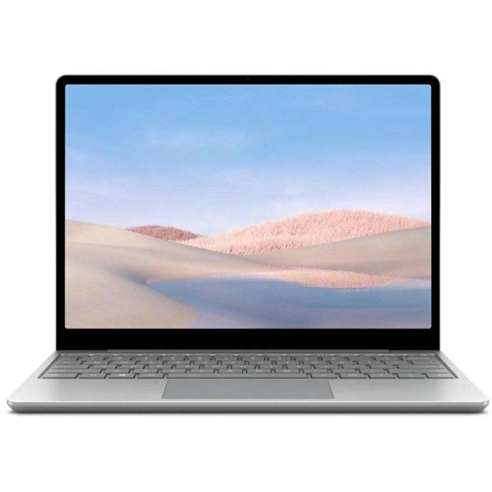 Grijze Microsoft Surface Go laptop