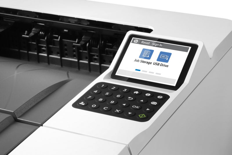 HP LaserJet Enterprise M406dn, Schwarzweiß, Business-Drucker, Drucken, Kompakte Größe; Optimale Sicherheit; Beidseitiger Druck; Energieeffizient; Drucken Sie über den vorderen USB-Anschluss