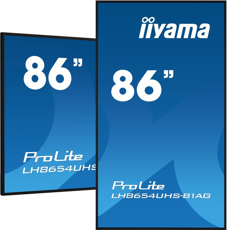 iiyama ProLite To Be Updated Computermonitor 2,17 m (85,6 Zoll) 3840 x 2160 Pixel 4K Ultra HD LED Schwarz