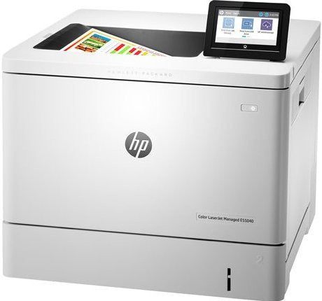 HP Color LaserJet Managed E55040dn, Farbe, Drucker zum Drucken, Duplexdruck; Energieeffizient