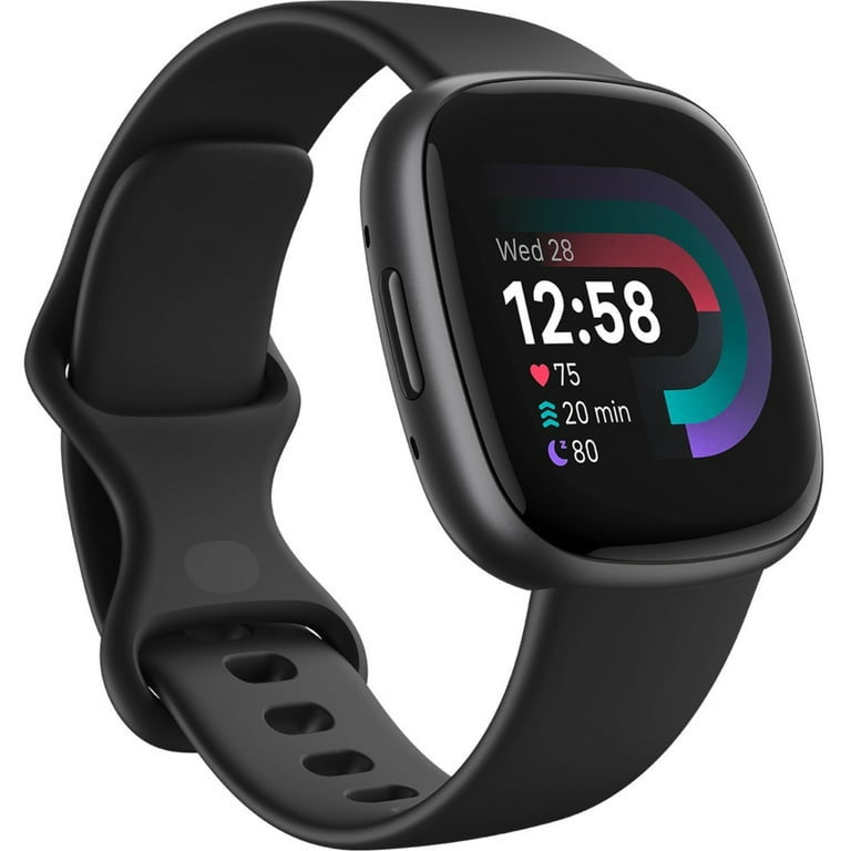 FITBIT Versa 4 Schwarz/Anthrazit FB523BKBK 