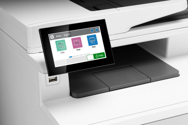 HP Color LaserJet Enterprise MFP M480f, Farbe, Drucker für Unternehmen, Drucken, Kopieren, Scannen, Faxen, kompakte Größe; Optimale Sicherheit; Beidseitiger Druck; Automatischer Dokumenteneinzug für 50 Blatt; Energieeffizient