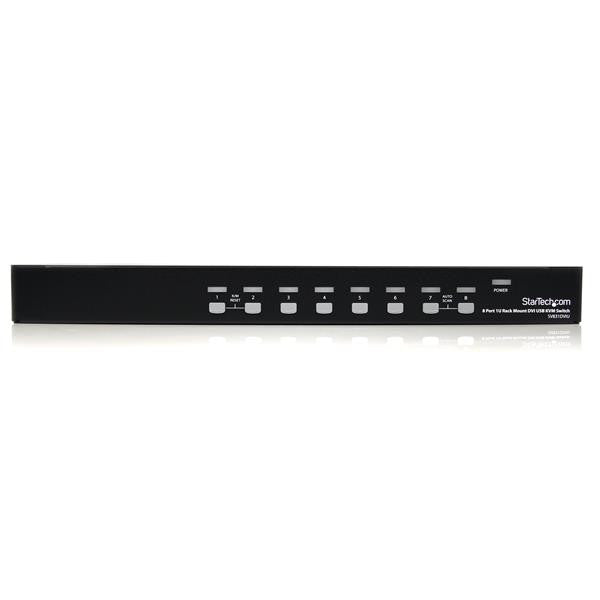 StarTech.com 8-Port 1U Rack DVI USB KVM-Switch