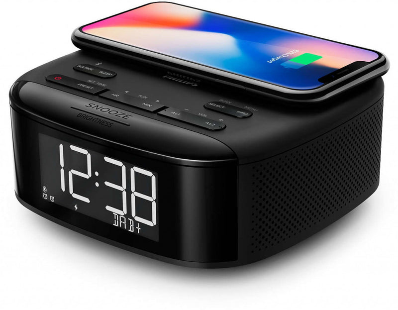 PHILIPS Wireless and USB charging Bluetooth da Clock radio TAR7705/10