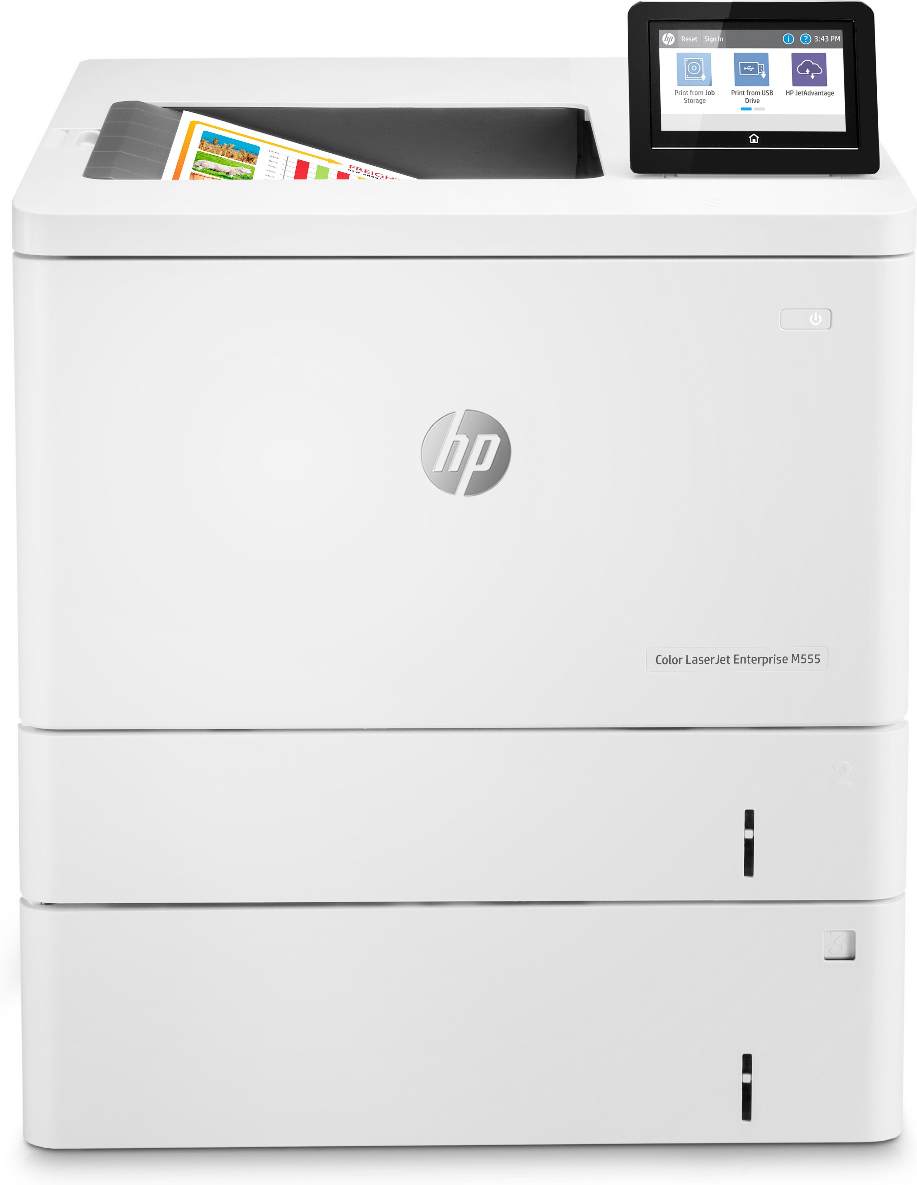 HP Color LaserJet Enterprise LaserJet Enterprise M555x Wireless-Farbdrucker, Duplex