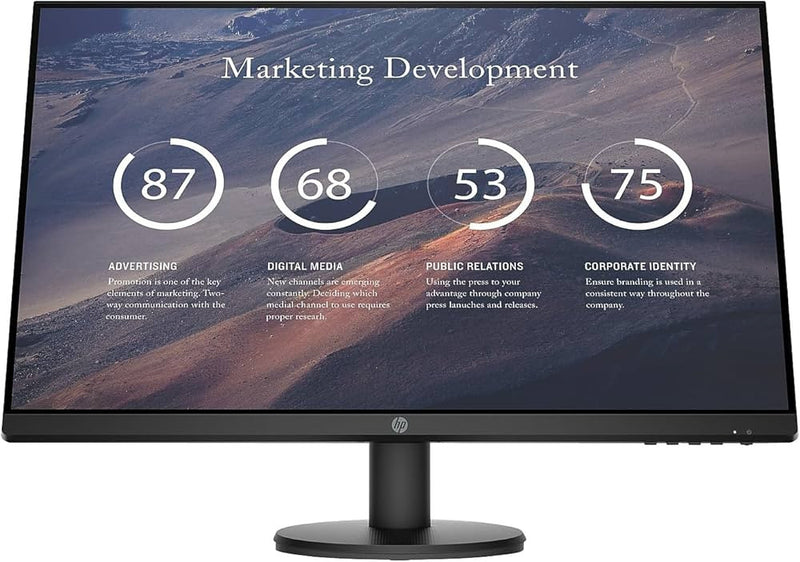 HP P27v G4 Computermonitor 68,6 cm (27 Zoll) 1920 x 1080 Pixel Full HD LCD Schwarz