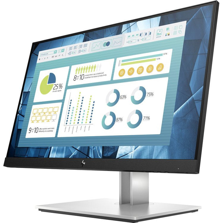 HP E-Serie E22 G4 Computer Monitor 54,6 cm (21,5 ") 1920 x 1080 Pixel Full HD LCD Schwarz, Silber