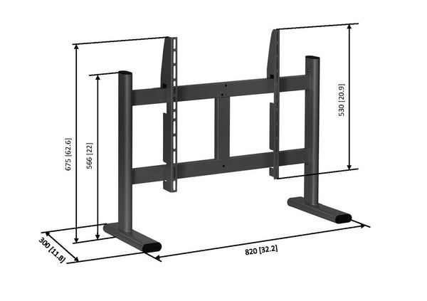 VOGEL'S PlasmaBoy Tischständer schwarz 7320500