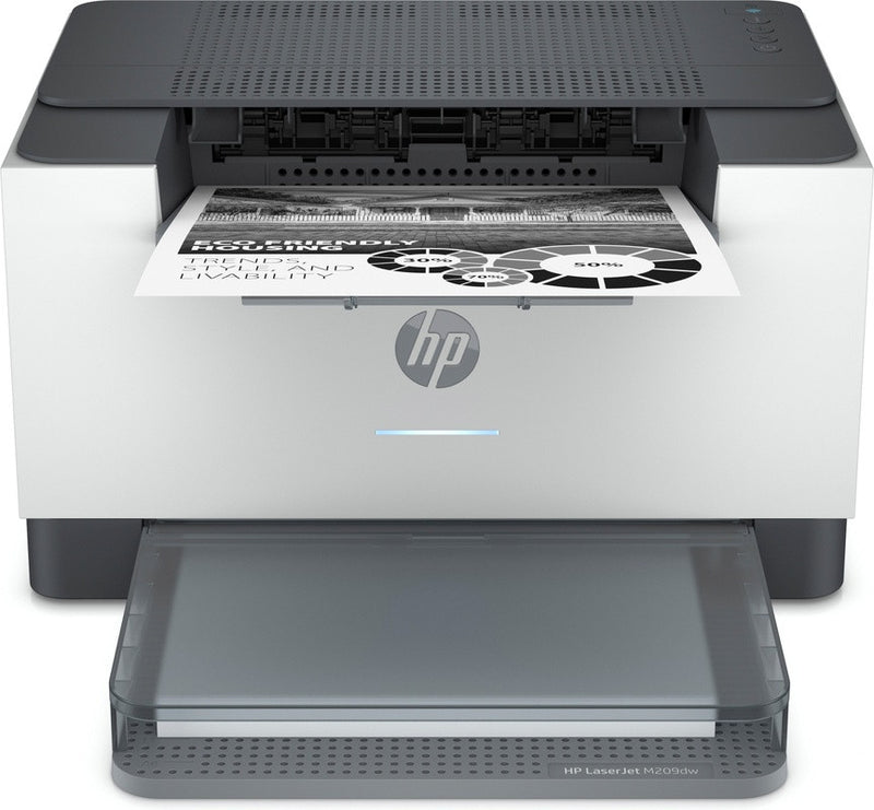 HP LaserJet M209dw Drucker, Monochrom, Drucker für Zuhause und Heimbüro, Drucken, Duplexdruck; kompakte Größe; Energieeffizient; Dualband-WLAN