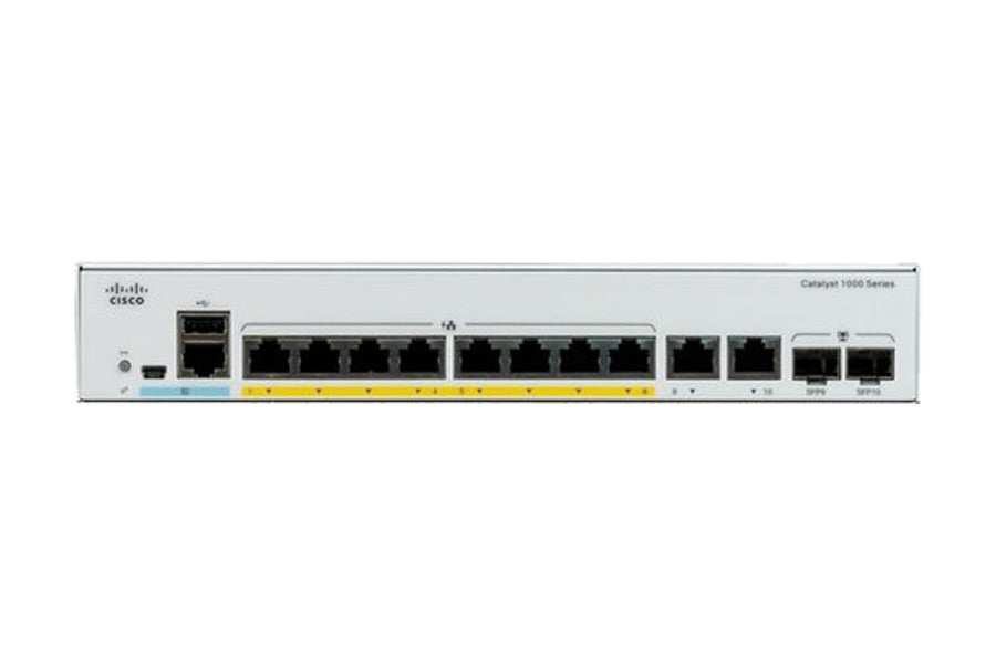 Cisco Catalyst C1000-8P-2G-L Netzwerk-Switch Managed L2 Gigabit Ethernet (10/100/1000) Power over Ethernet (PoE) Grau 