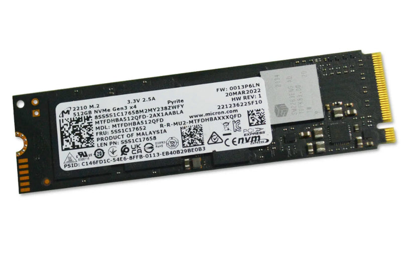 MICRON 2210 M.2 512 GB SSD SSS1C17658