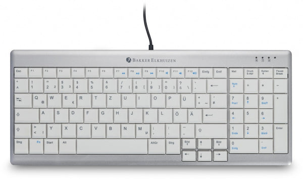 BakkerElkhuizen UltraBoard 960 Standard-Kompaktschlüssel QWERTZ Swiss BNEU960SCCH 